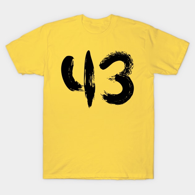 Number 43 T-Shirt by Erena Samohai